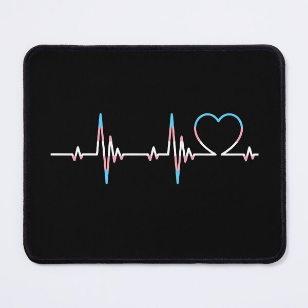 Item preview, Transgender Heartbeat Trans Pride Heart Pulse Cute designed and sold by alenaz.