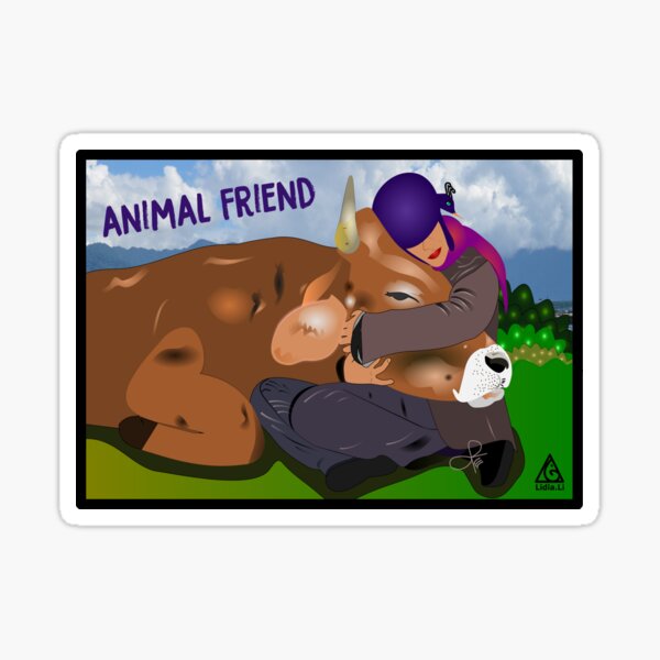 animal friends Sticker
