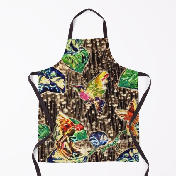 Item preview, hummingbirds, golden rain, birds, flowers, leaves, multicolor designed and sold by Maria Mihailova.
