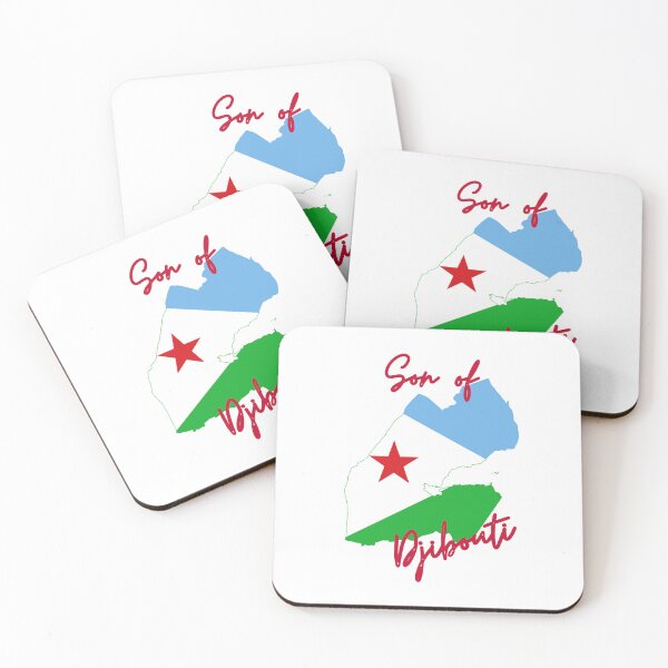 Item preview, Son of Djibouti Map Flag designed and sold by NovawayDirect.
