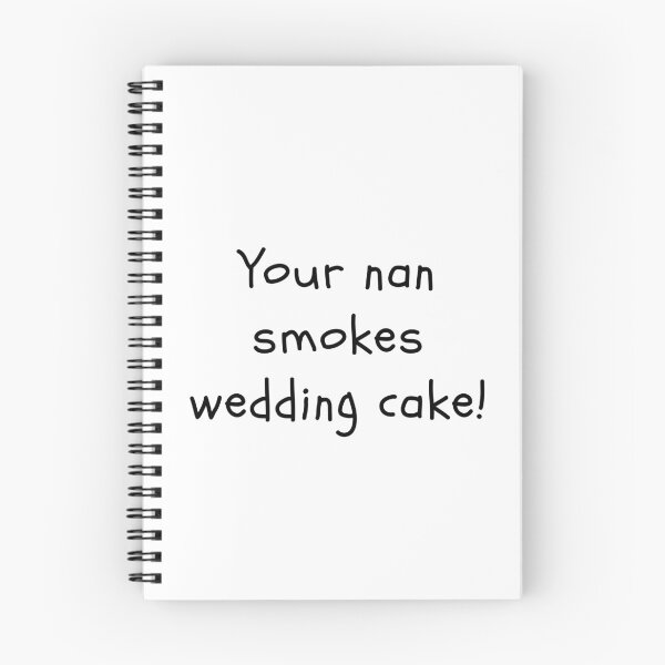 Item preview, Your nan smokes wedding cake! designed and sold by clivesandles.