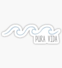 Pura Vida Welle Sticker