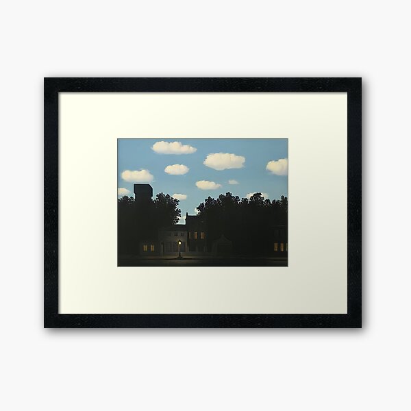 Rene Magritte - Empire of Light Framed Art Print