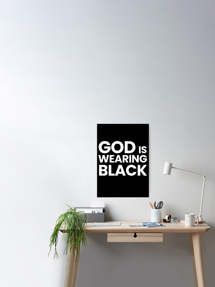 Poster for Sale avec l uvre God is Wearing Black SOAD amateur