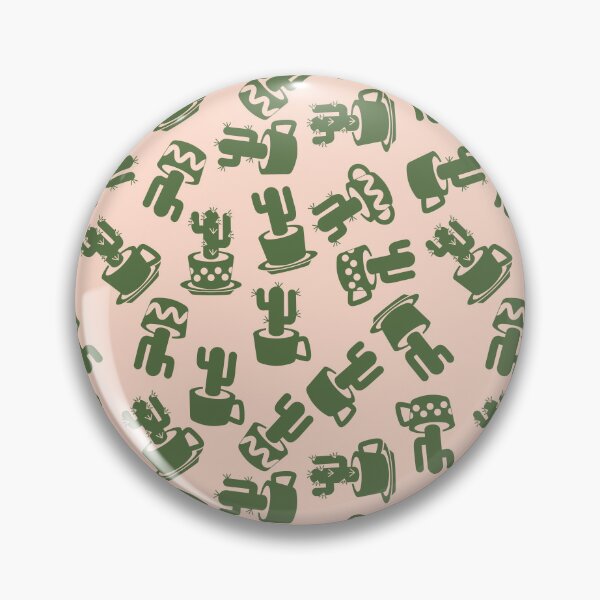 Item preview, Simple cactus silhouette in cups and pots designed and sold by CutieBlue.