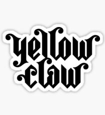 Yellow Claw Sticker
