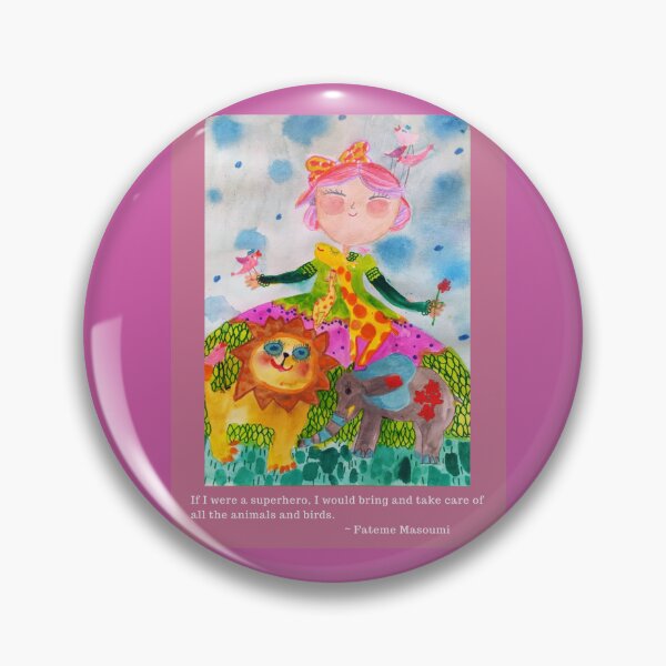 Item preview, Fateme Masoumi (Superhero) designed and sold by KanvasGifts.