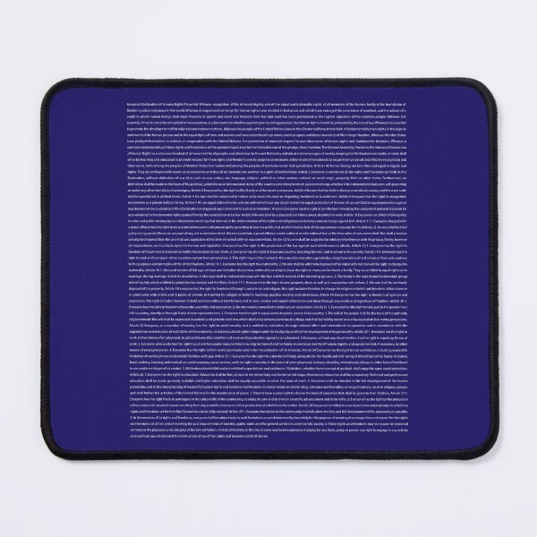 Item preview, universal declaration of human rights designed and sold by Grafik0.