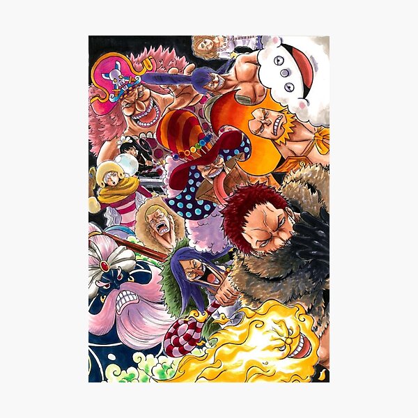 Buy One Piece Whole Cake Island arc anime Poster @ $15.60