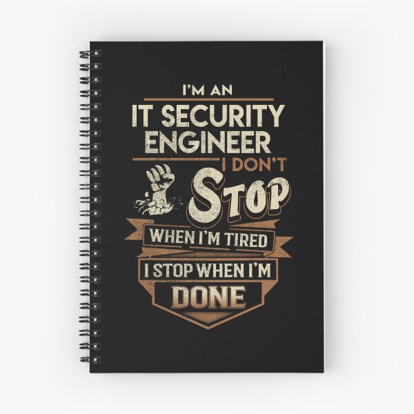 Item preview, It Security Engineer T Shirt - I Stop When Done Job Gift Item Tee designed and sold by natalinedk.
