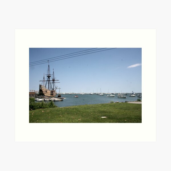 Mayflower II replica in Plymouth MA Art Print