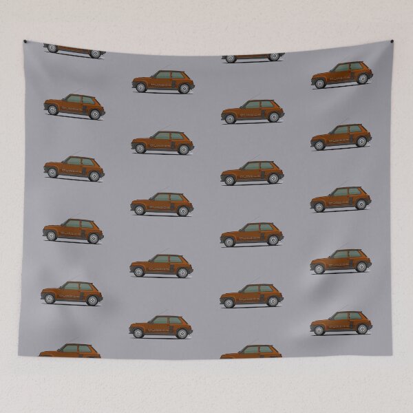 Item preview, R 5 Turbo 2 Single Ilustración - Marrón designed and sold by RJWautographics.