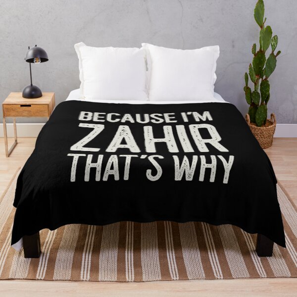 Item preview, Because I’m Zahir That’s Why Funny Personalized Name designed and sold by MariosNydras.