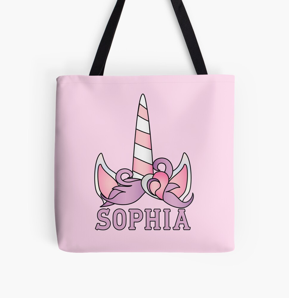 Personalized Girls Unicorn Duffel Bag or Tote Bag-small Pink 