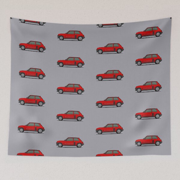Item preview, Ilustración individual del R 5 Turbo 2 - Rojo designed and sold by RJWautographics.