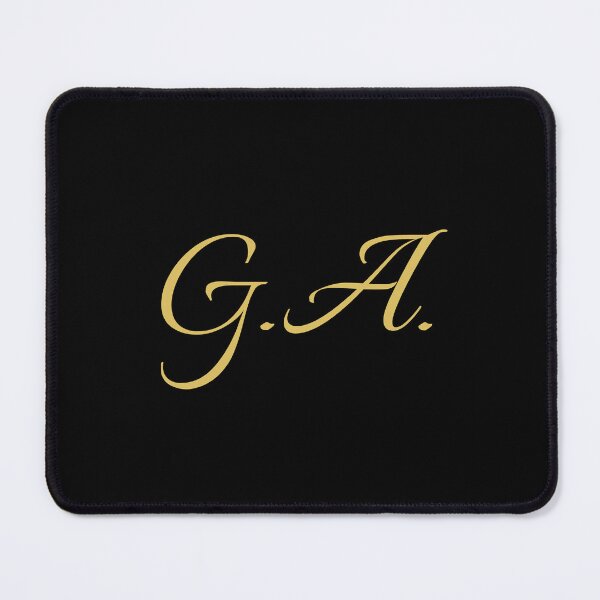 Item preview, GA Initials | Gold Lettering | Personalised Gifts designed and sold by Avo And Sriracha.