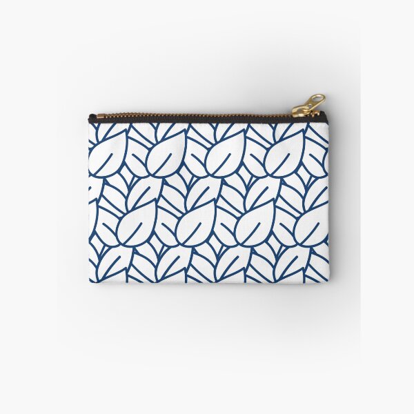 Item preview, Simple Modern Line Art Leaves White designed and sold by technicolorable_art.