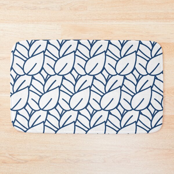 Item preview, Simple Modern Line Art Leaves White designed and sold by technicolorable_art.