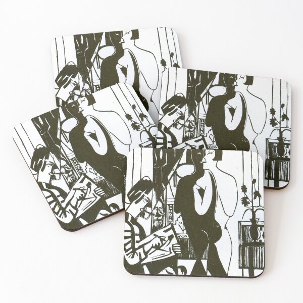 Item preview, HD ERNST LUDWIG KIRCHNER - Painter and model 1936 designed and sold by Go Logo Designs.