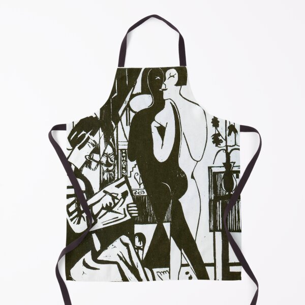 Item preview, HD ERNST LUDWIG KIRCHNER - Painter and model 1936 designed and sold by Go Logo Designs.