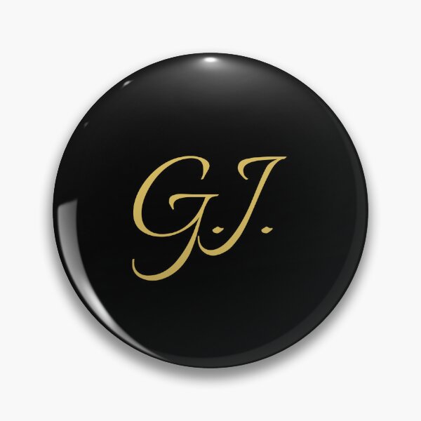 Item preview, GJ Initials | Gold Lettering | Personalised Gifts designed and sold by Avo And Sriracha.