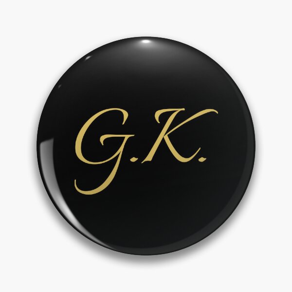 Artikelvorschau, GK-Initialen | Goldener Schriftzug | Personalisierte Geschenke entworfen und verkauft von Avo And Sriracha.