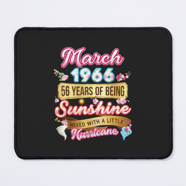Item preview, Made In March 1966 Girl 56 Years Old 56th Birthday Sunshine designed and sold by JakariEzer.
