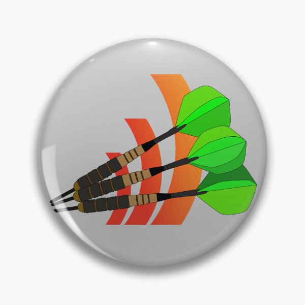 Item preview, Darts sport drawing designed and sold by Blondiabshop.