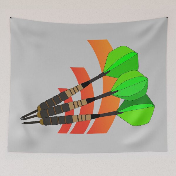 Item preview, Darts sport drawing designed and sold by Blondiabshop.
