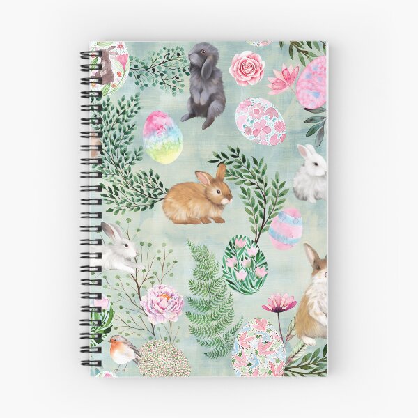 Item preview, Easter Bunny, Bunny, Easter Eggs, Peonies designed and sold by Rebecca Reck Art.