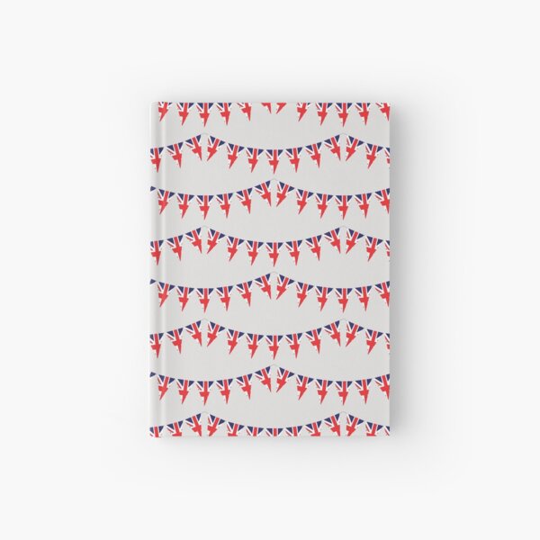 King Charles III Coronation bunting Hardcover Journal