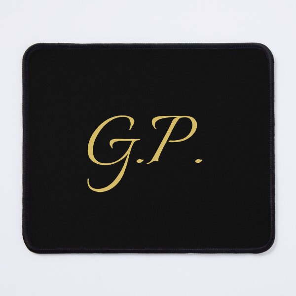 Item preview, GP Initials | Gold Lettering | Personalised Gifts designed and sold by Avo And Sriracha.