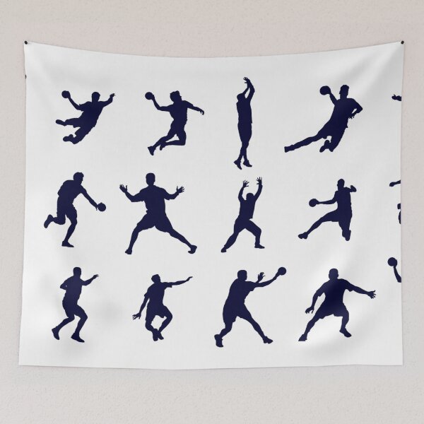 Item preview, Handball player silhouette designed and sold by DerSenat.