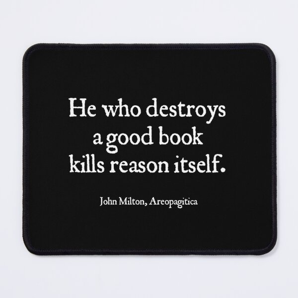 Item preview, Censorship Quote by John Milton designed and sold by kierkegaard.