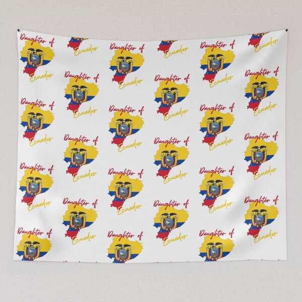 Item preview, Daughter of Ecuador Map Flag designed and sold by NovawayDirect.