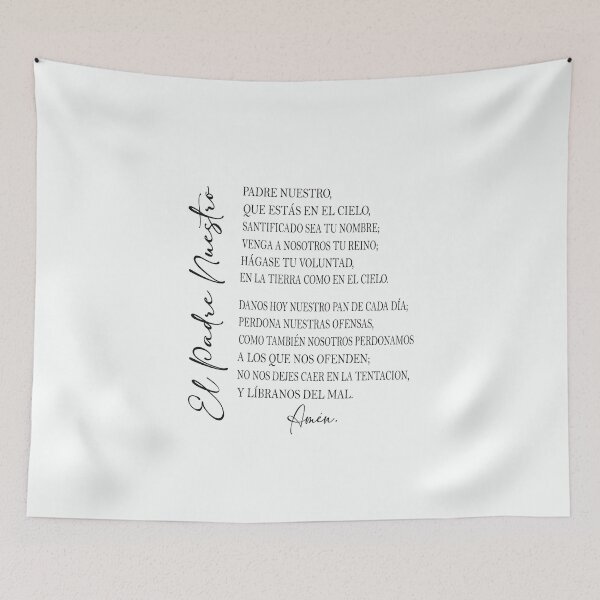 Item preview, El Padre Nuestro, Spanish The Lord's Prayer designed and sold by Aryam Quotes.