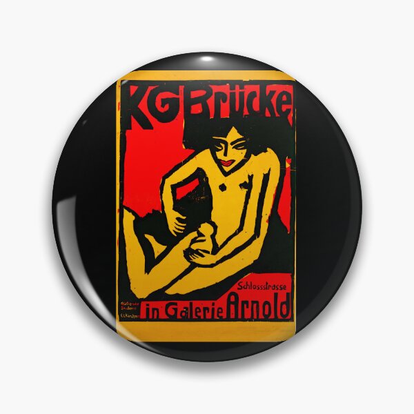 Item preview, HD ERNST LUDWIG KIRCHNER - Die Brücke 1910 designed and sold by Go Logo Designs.