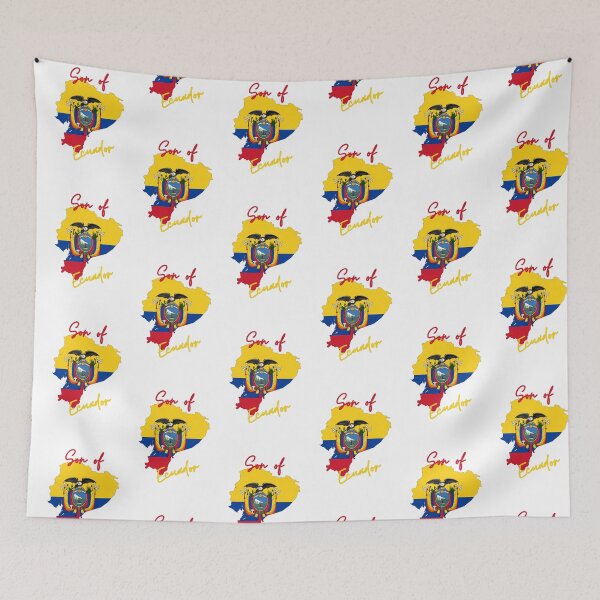 Item preview, Son of Ecuador Map Flag designed and sold by NovawayDirect.