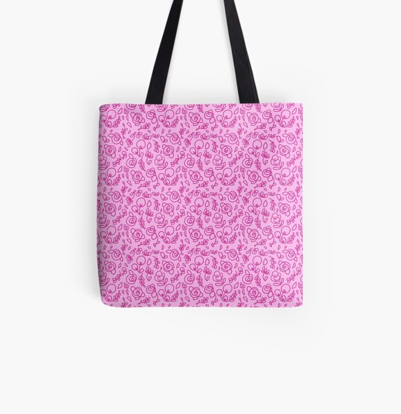 ¡Nunca demasiado floral! Bolsa estampada de tela