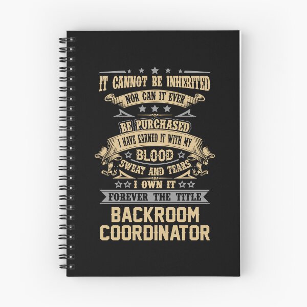 Item preview, Backroom Coordinator T Shirt - Forever The Title Job Gift Item Tee designed and sold by celiagomez456.