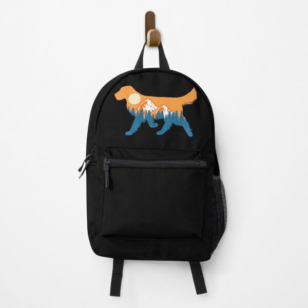 Item preview, Golden Retriever Dog Silhouette Sunset nature Mountain Gift designed and sold by alaechamlal.
