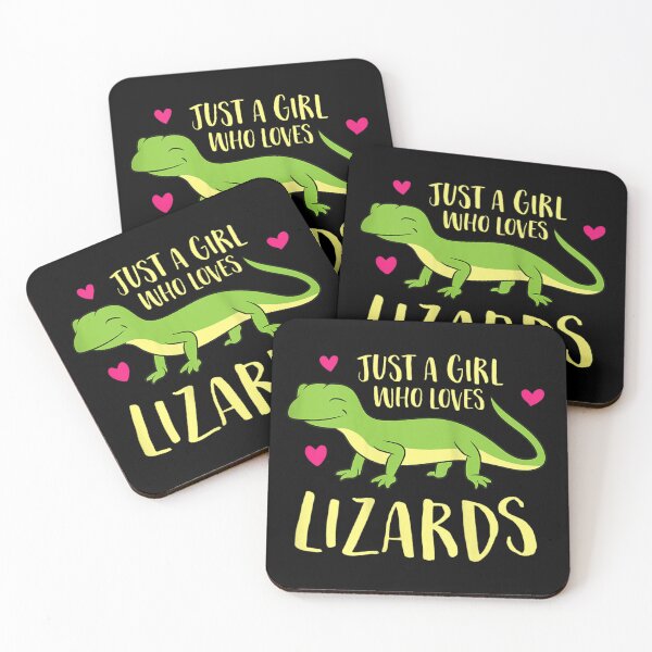 Item preview, Just A Girl Who Loves Lizards designed and sold by Bestartisan.