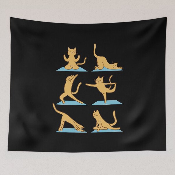 Item preview, Yoga cat, cat yoga designed and sold by DerSenat.