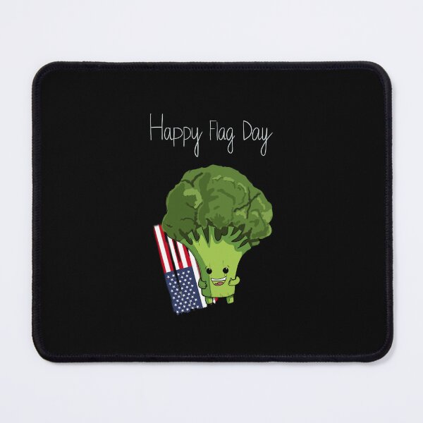 Item preview, Happy Flag Day Cute Little Broccoli designed and sold by BigFatMistake.