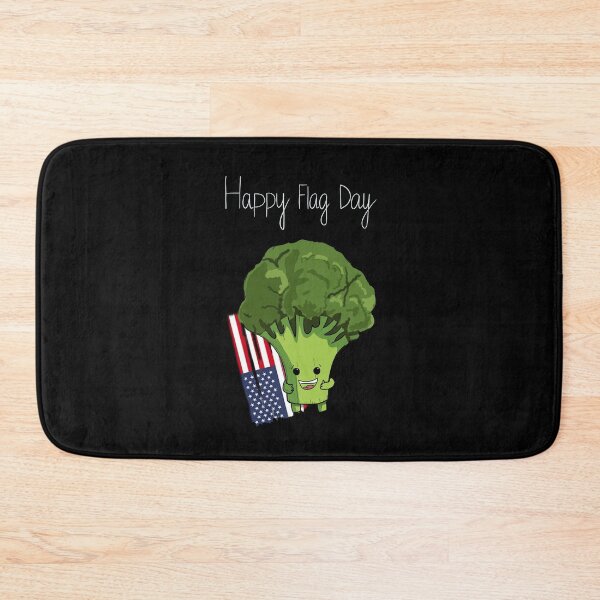 Item preview, Happy Flag Day Cute Little Broccoli designed and sold by BigFatMistake.