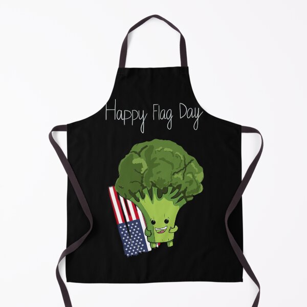 Item preview, Happy Flag Day Cute Little Broccoli designed and sold by BigFatMistake.