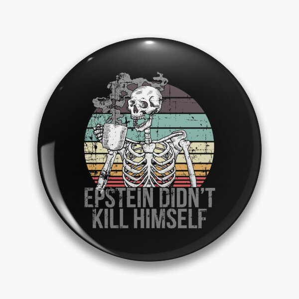 Item preview, Epstein Didn_t Kill Himself - Skeleton Drinking Coffee   designed and sold by Venn21s.