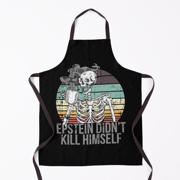 Item preview, Epstein Didn_t Kill Himself - Skeleton Drinking Coffee   designed and sold by Venn21s.
