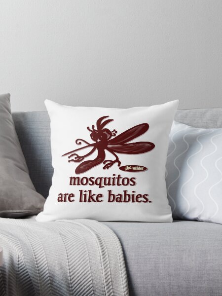 Vista previa del artículo con la obra «Los mosquitos son como bebés.», diseñado y vendido por vibeno1.