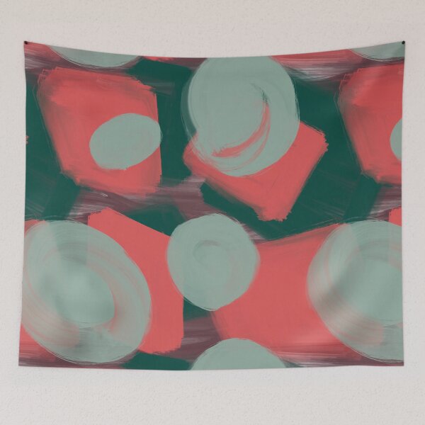 Item preview, Seaglass and Poppy Painted Shapes designed and sold by DesignsByJaycee.